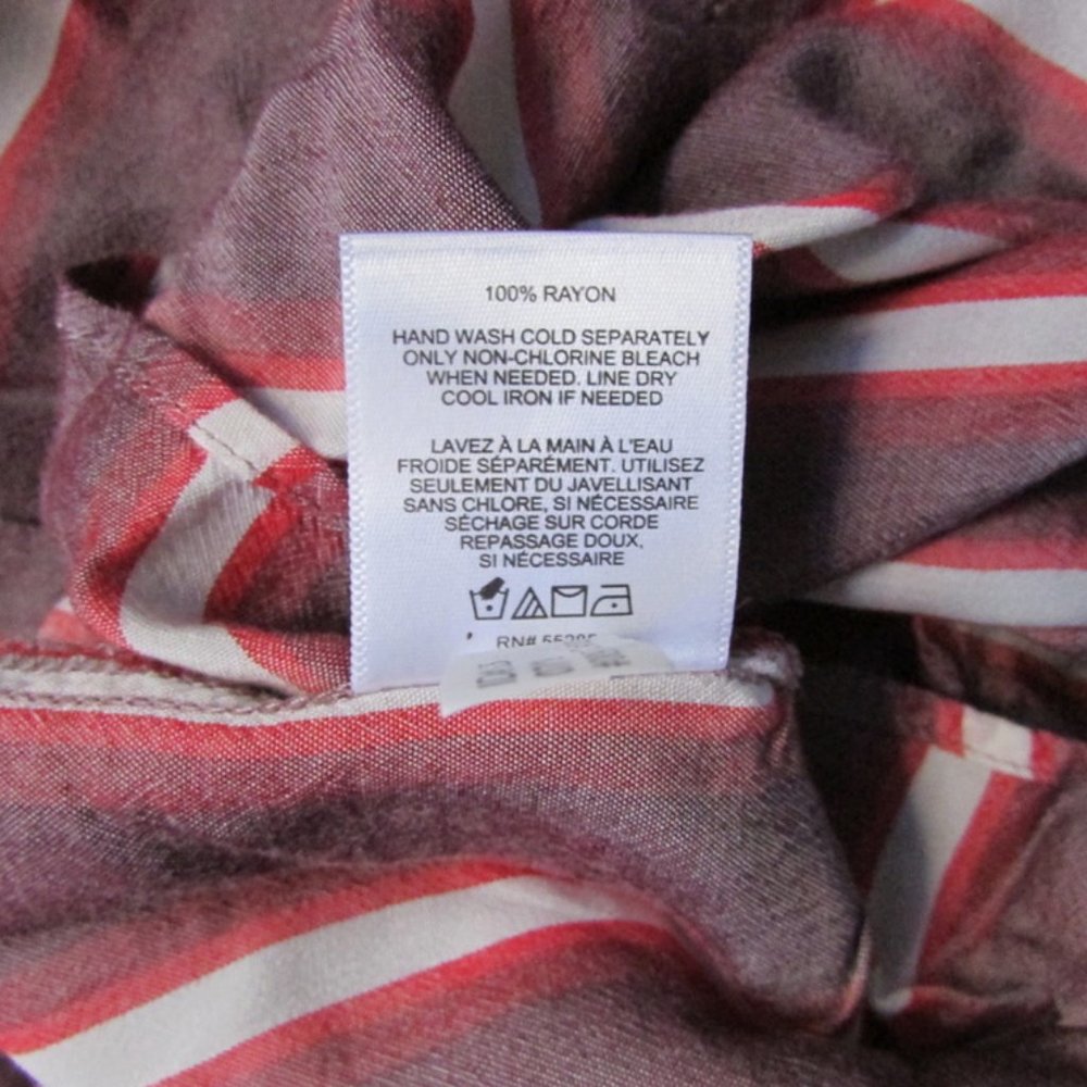 Stripped Front Tied Button Up - image 4